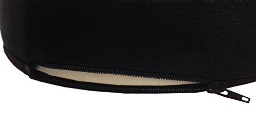 Kieba Hemorrhoid Donut Cushion - Ultra Premium Support Pillow, Black, 18 Inches