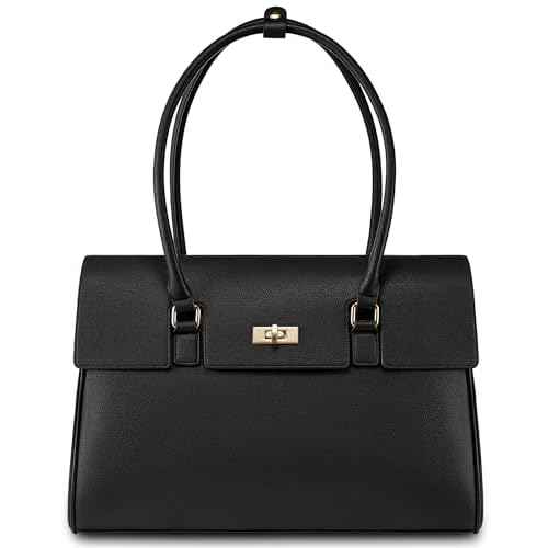 LOVEVOOK Laptop Bag for Women Work Tote Messenger Bag Waterproof Business Office Professional Handbag Shoulder Bag