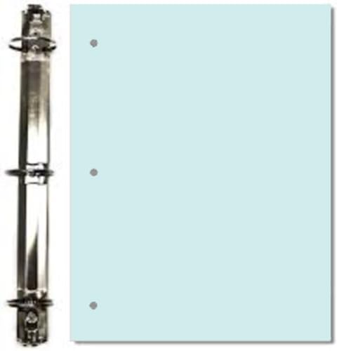 Copy And Printing Color Paper, 20 Lb. 3 Hole Punch 500 Sheets Per Ream. (Blue)