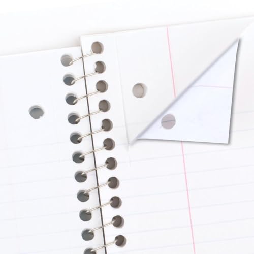 Mead 6 Pack Wide Ruled Spiral Notebooks - 1 Subject, 70 Sheets, Assorted Colors