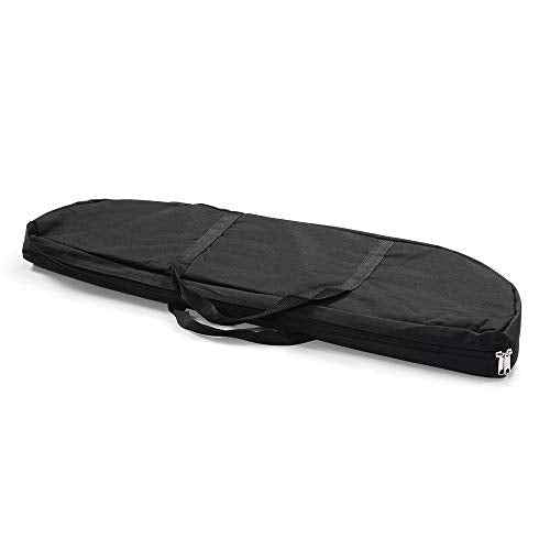 Vispronet Hard PVC Case with Wheels and Removable Lid ? Interior Dimensions are 26.5in x 30.5in x 11in ? Weighs 37lbs and Stands 39in Tall ? Comes with a White Wood Grain Laminated Foldable Tabletop