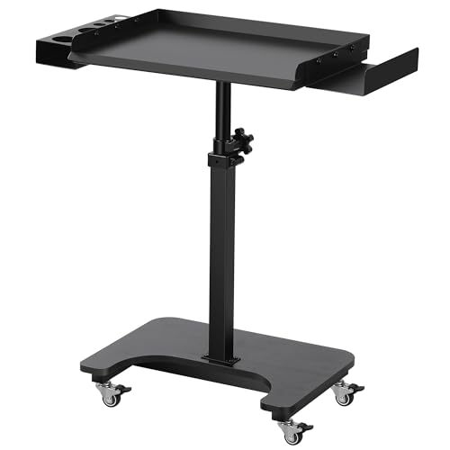 POARMEEY Tattoo Workstation Premium Tattoo Tray Essential for Professional Tattoo Artists, Sturdy and Durable, Rolling Tray with Wheels