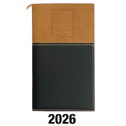 BookFactory 2026 Weekly Pocket Calendar 2026 Weekly Calendar 2026 Planner Agenda Organizer with Notepad (CAL-2026-POCKET(Organizer))