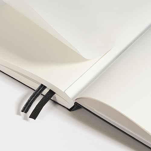 LEUCHTTURM1917 372929 Notebook 411 Medium (A5), Hardcover, 411 Numbered Pages, Forest Green, Lined, More Thoughts, More Ideas, More Memories, More Pages
