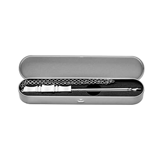 SUPER STAM Torah Book Pointer Yad Hand Pointer Silver Finish in Metal Gift Box Great bar bat Mitzvah Gift 17 cm with a 20cm Bead Charm