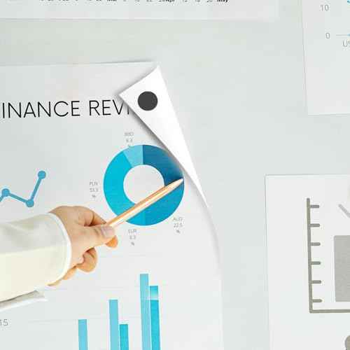 36Pack, Round Magnets Dots Peel and Stick, (Diameter 0.8" x 0.08" Thick) Precut Magnetic Tapes with Adhesive Backing, Circle Flexible Magnets for DIY, Art Projects, whiteboards & Fridge