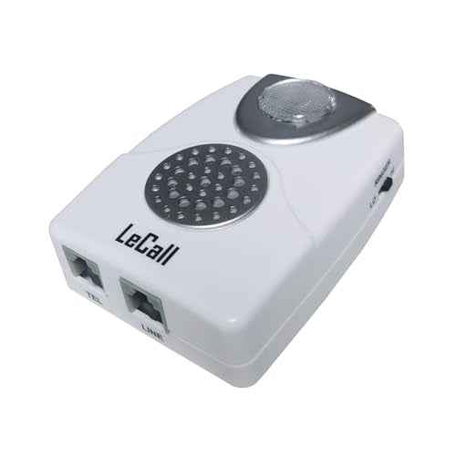 2packs Telephone Ringer Amplifier/External Phone Ringer/Phone Ring Enhancer for Landlines, Loud Ringer with Flash Light, TA002