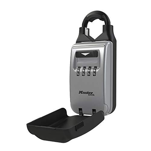 Master Lock Set Your Own 4-Digit Combo Portable Key Lock Box — Black, 6 Key Capacity