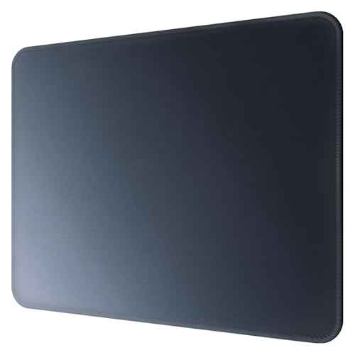 Premium Mouse Pad with Stitched Edges ? 10.2 x 8.3 in | Smooth, Washable Mat with Non-Slip Base | Personalized Cute MousePads for Laptop, Computer, Office, Home (Gray-Black Gradient)