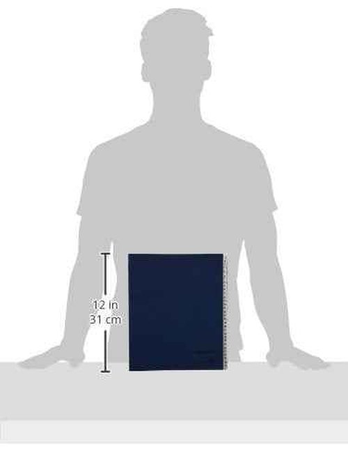 Pendaflex DDF5OX Expanding Desk File, 1-31/Jan-Dec, Letter, Acrylic-Coated Pressboard, Dark Blue (DDF5-OX)