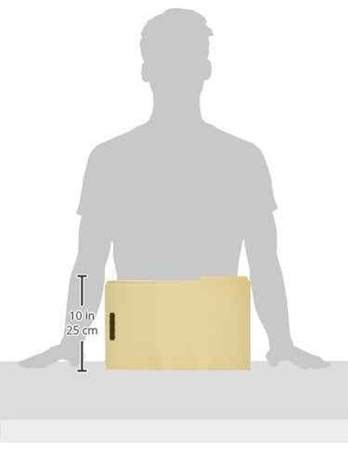 Business Source 2-Ply Tab Manila Legal Fastener Folder