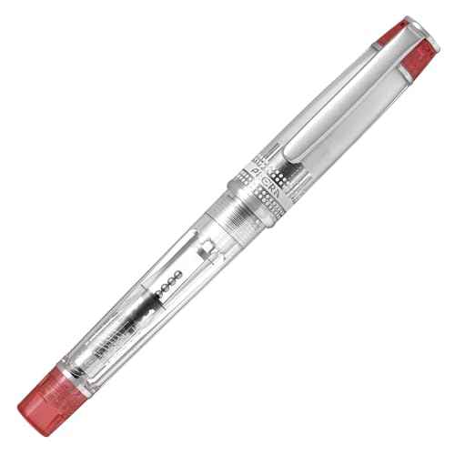 Pilot Prera Iro-Ai Fine-Nib Transparent Red Body Fountain Pen (FPRN-350R-TRF)