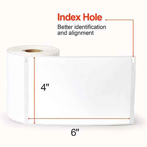 4" x 6" Shipping Labels Compatible with Dymo Labelwriter 4XL 1744907,1755120, Postage Thermal Labels (8 Rolls, 1760 Labels)