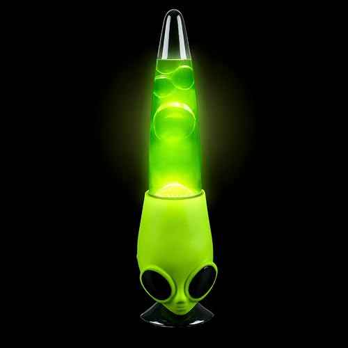 Rhode Island Novelty 13 Inch Alien Head Wax Motion Lamp