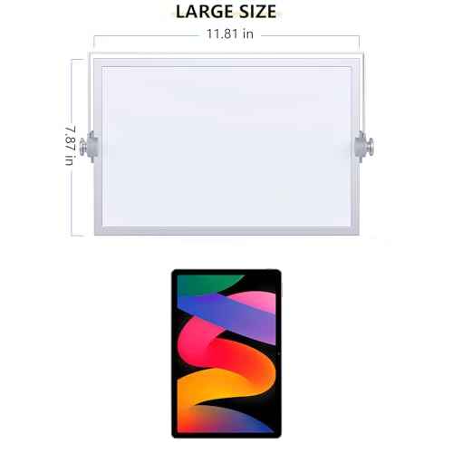 Small Dry Erase White Board, Magnetic Desktop Whiteboard with Stand, Dry Eease Board Mini Easel Double Sided on Table Top with Holder for Kids Drawing, Teacher Instruction