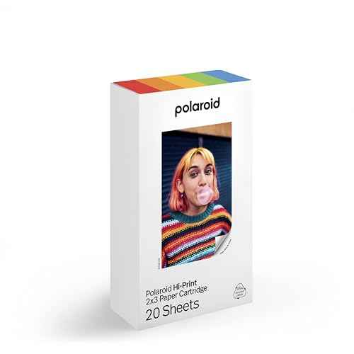 Polaroid Hi-Print Paper - 2x3 Photo Paper Cardridge - 20 Photos (6355)