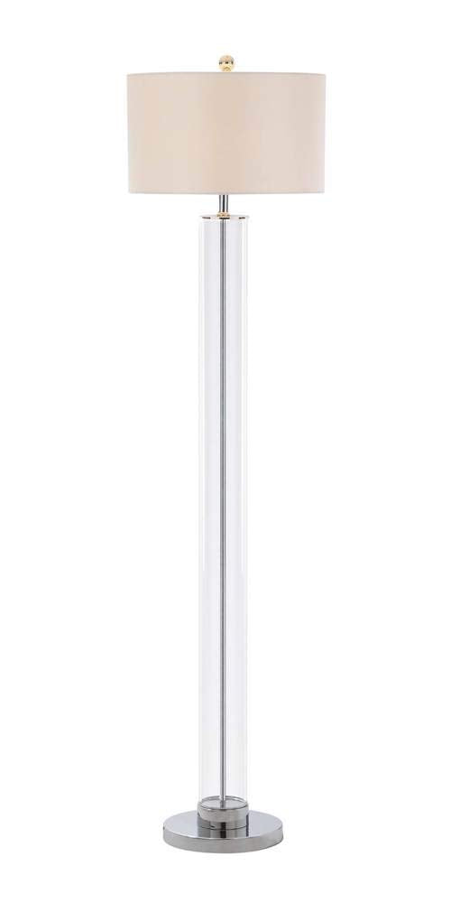 Safavieh Lighting Collection Lovato 64" Clear Floor Lamp