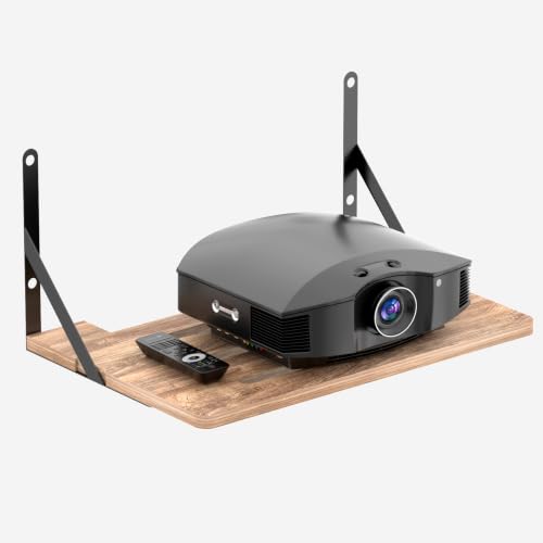 Ztounk 15.75 x 11.02 Inch Large Wall Mount Shelf for Projectors, Routers, Gaming Consoles