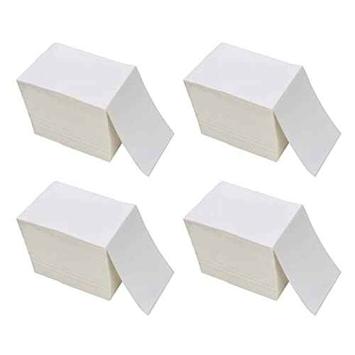 9527 Product Fanfold 4 x 6 Direct Thermal Labels White Perforated Shipping Labels,2 Stack,Total 2000 Labels