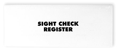 Carousel Checks Large Print Check Register 2021-2023, 10 Registers, 16 Pages