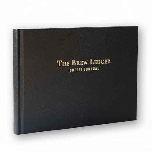 The Brew Ledger Coffee Journal, Espresso Settings Notebook, Dial In Espresso Faster, Coffee Note, A5 Wide
