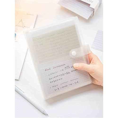 3x5 Index Cards Clear Plastic Holder Organizer Pouches Book Binder 40 Page Hold 160 Cards 4 Pack