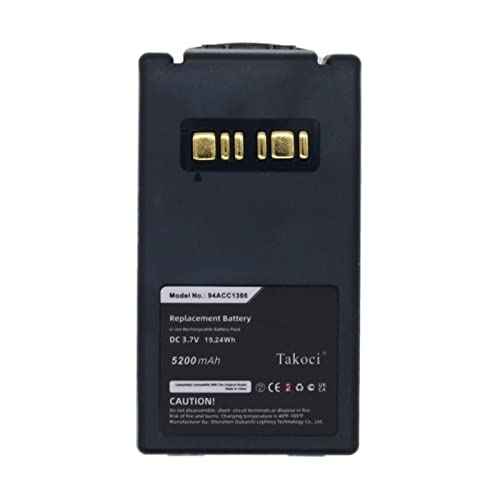 Replacement Battery for Datalogic Falcon X3, X3 Plus, X4,fits Part no 94ACC1386,BT-26 Barcode Scanner Battery-5200mAh 3.7V Lithium Ion