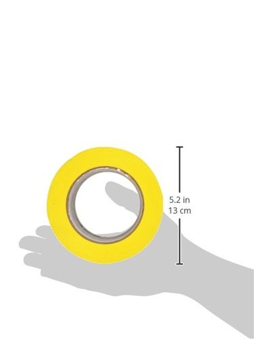 3M - 4-50-3903-YELLOW 3903 Vinyl Duct Tape Roll - 4 in. x 150 ft. Yellow, Moisture, Chemical Resistant, Rubber Adhesive Tape with Embossed Vinyl Backing.