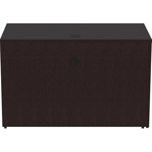 Lorell, LLR18215, Essentials Espresso Laminate Return Shell, 1 Each