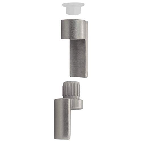 NUK3Y Door Saver 3 III Hinge Pin Stop Satin Nickel for 3"–4.5" Residential Hinges