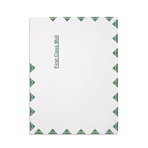 Blue Summit Supplies 100 9x12 Inch Self Seal First Class Envelopes, White