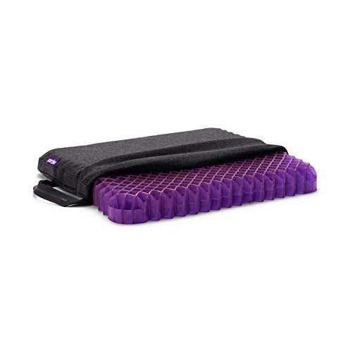 Purple Royal Seat Cushion - Seat Cushion for The Car Or Office Chair - Temperature Neutral Grid
