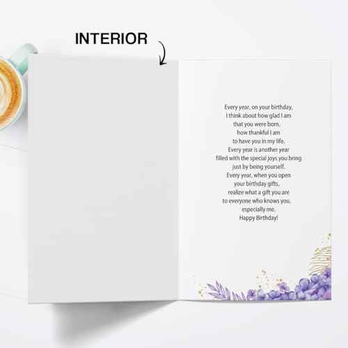 Sister Birthday Card,Funny Birthday Card for Sisters,Happy Bday To My Dear Sister Cards,Unique Gifts Idea for Women Her