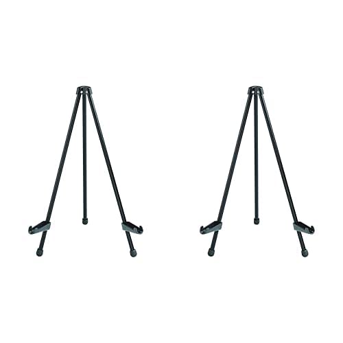 Portable Tabletop Easel Stand - Supports Up to 5 lbs, Collapsible & Lightweight, 14" Black