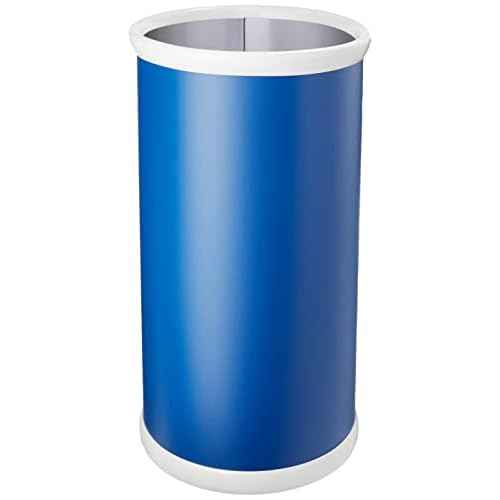 Kraftware Fun Colors Oval Waste Basket, 14', Royal Blue
