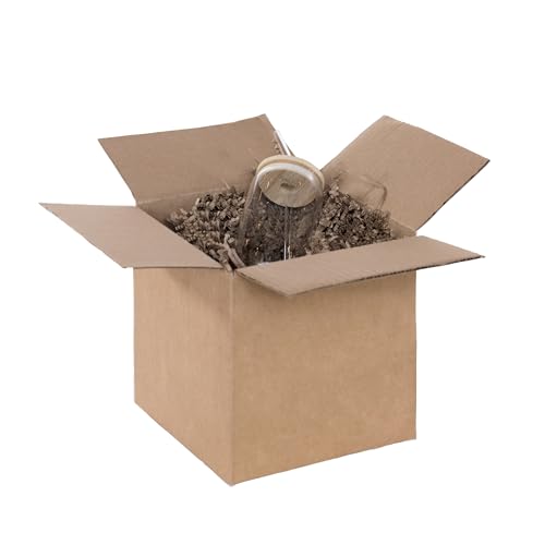 The Boxery 10lb Kraft Crinkle Cut Paper Shred Filler for Shipping &