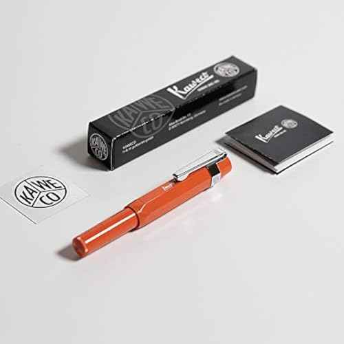 Kaweco Sport Skyline Fountain Pen Fox, Fine Nib Sport Octagonal Clip Chrome