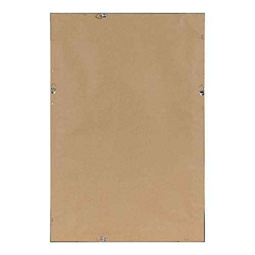DesignOvation Beatrice Framed Magnetic Dry Erase Board, 18x27, Walnut Brown
