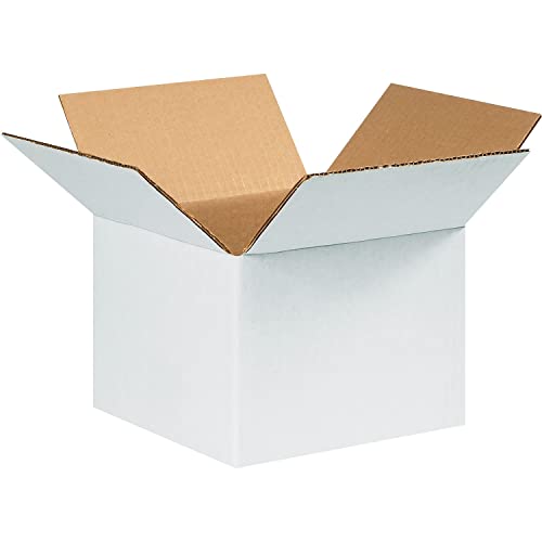 AVIDITI Shipping Boxes Small 8"L x 8"W x 6"H, 25-Pack | Corrugated Cardboard Box for Packing, Moving and Storage 8x8x6 886