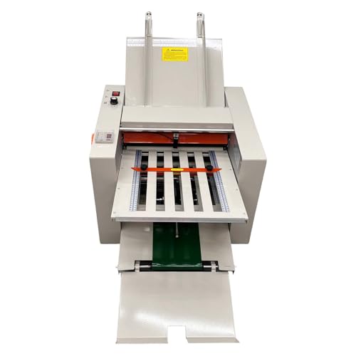 Automatic Paper Folding Machine with 4 Trays, Adjustable Speed, Max 262 ft/min