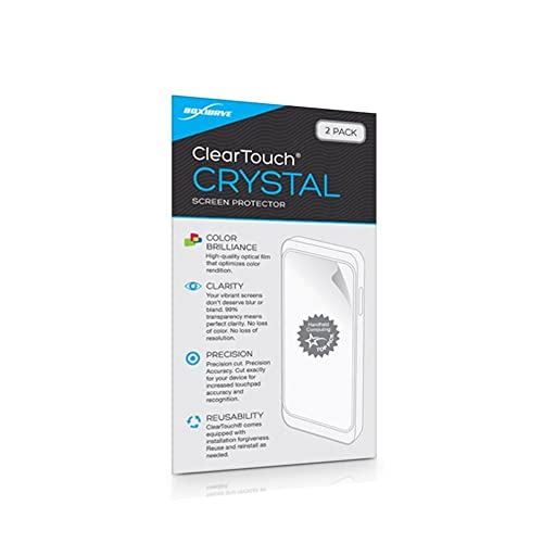 BoxWave Screen Protector for Ingenico Move 5000 - ClearTouch Crystal 2-Pack