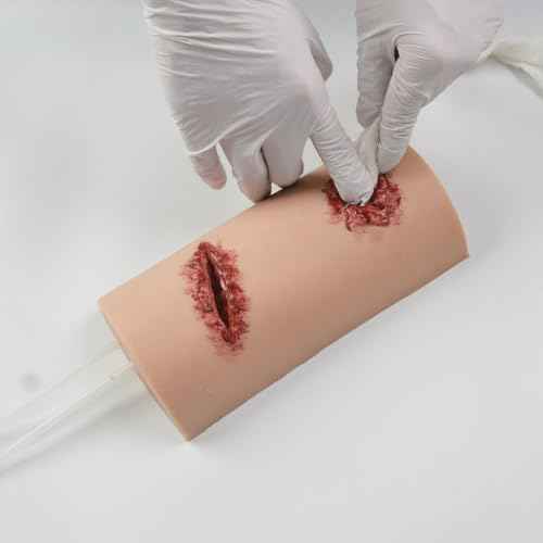 Wound Packing Trainer, Stop The Bleed Practice Kit, Wound Simulator Trainer, Bleeding Control Trainer, Multitask 2-in-1 First Aid Training Kit