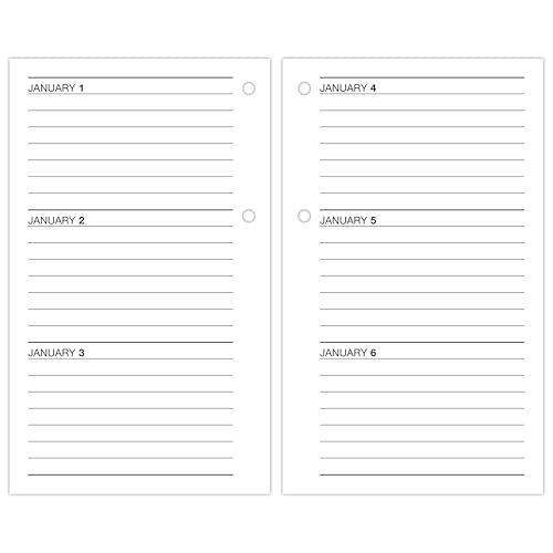 AT-A-GLANCE 2027 Desk Calendar Refill for E1700 Base, Daily Planner, 3.5 x 6 inches, Standard, Loose-Leaf, Variation 2027