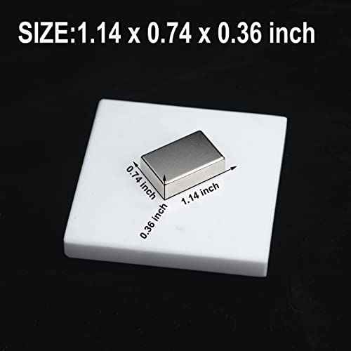 Realth Magnets Rare Earth Magnetic Rectangular Neodymium Magnet for Research Industrial Purposes Educational(MC728)