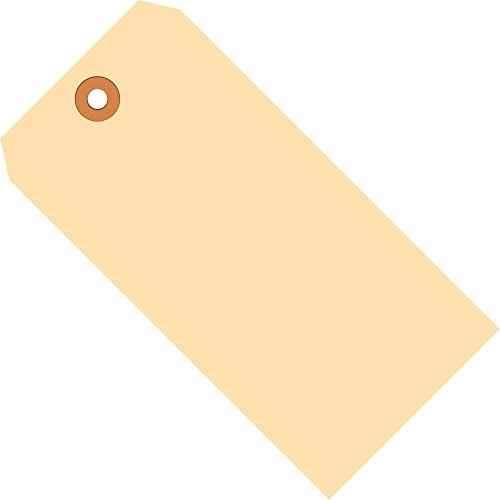 Discount Tag & Label Manila Shipping Tags, 10 Pt, 4 3/4' x 2 3/8', 5, (Case of 1000)