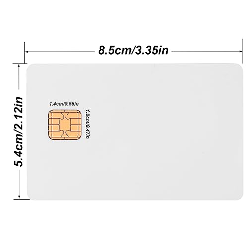 X-belmox for J3R180 JCOP4-180K Unfused Java Chip Card, (Replace J2A040 Chip Java Jcop Cards Unfused), 2 Track Smart Card with 8.4mm HICO Magnetic Stripe, Unfused J3R180 Jcop Cards (5 Pack)