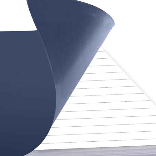 Cambridge Limited Business Notebook, Legal Ruled, 8-1/4" x 11", 80 Sheets, Soft Touch Flexible Cover, Wirebound, Blue (UN06062-20)