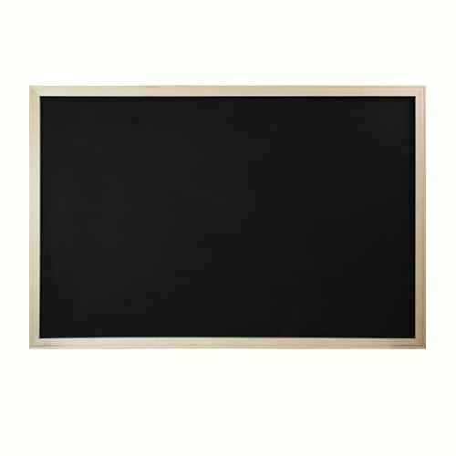 Flipside Products 24" x 36" Wood Framed Black Chalkboard, Large Surface, Wall Decor, Chalkboard Sign, Wall Mount, Menu Board