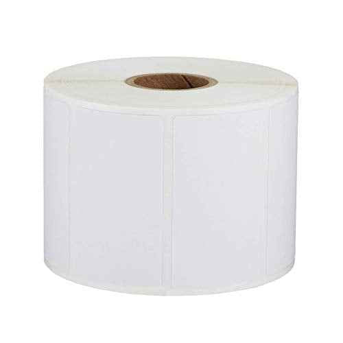 RBHK 12 Rolls Direct Thermal Labels 2-1/4'' x 1-1/4'', Permanent Adhesive Shipping Labels for Zebra Printer, SKU Labels Address Labels, 1000 Labels per Roll