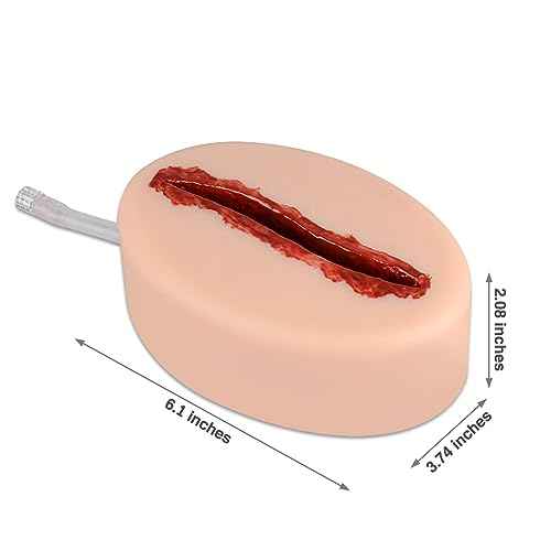 Laceration Wound Packing Trainer Kit, Stop The Bleed Training Kit, Bleed Control Kit for Medical Classes - Carrying Bag